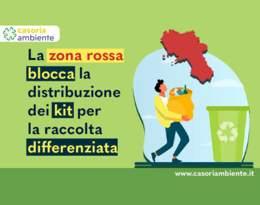 La zona rossa blocca la distribuzione dei kit per la raccolta differenziata