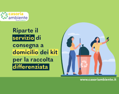 Casoria Ambiente parte con la consegna a domicilio dei kit per la raccolta differenziata