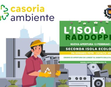 Casoria Ambiente raddoppia, apre la seconda isola ecologica