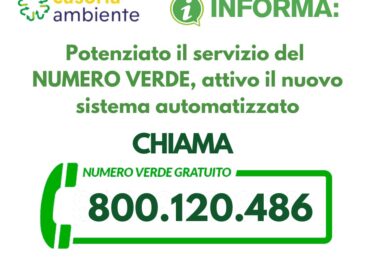 Casoria Ambiente potenzia il numero verde: Al fianco dei cittadini, 24 ore su 24, 7 giorni su 7, con unâ€™innovazione sempre piÃ¹ efficiente